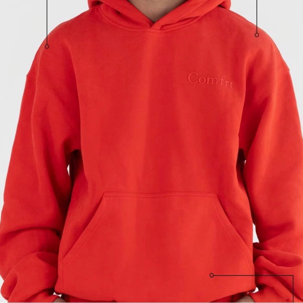 NWT Women's Comfort Red Hoodie